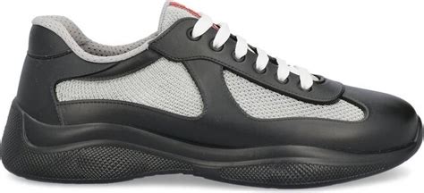 prada panelled low top sneakers|prada sneakers size 14.